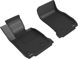BMW 1 Series Floor Mats - Front - 3D MAXpider - KAGU Series, Front Row (2 Pc), Carbon Fiber Embossed Pattern - Black - `12-`19 BMW 1 Series Floor Mats - Front - 3D MAXpider - KAGU Series, Front Row (2 Pc), Carbon Fiber Embossed Pattern - Black - `12-`19